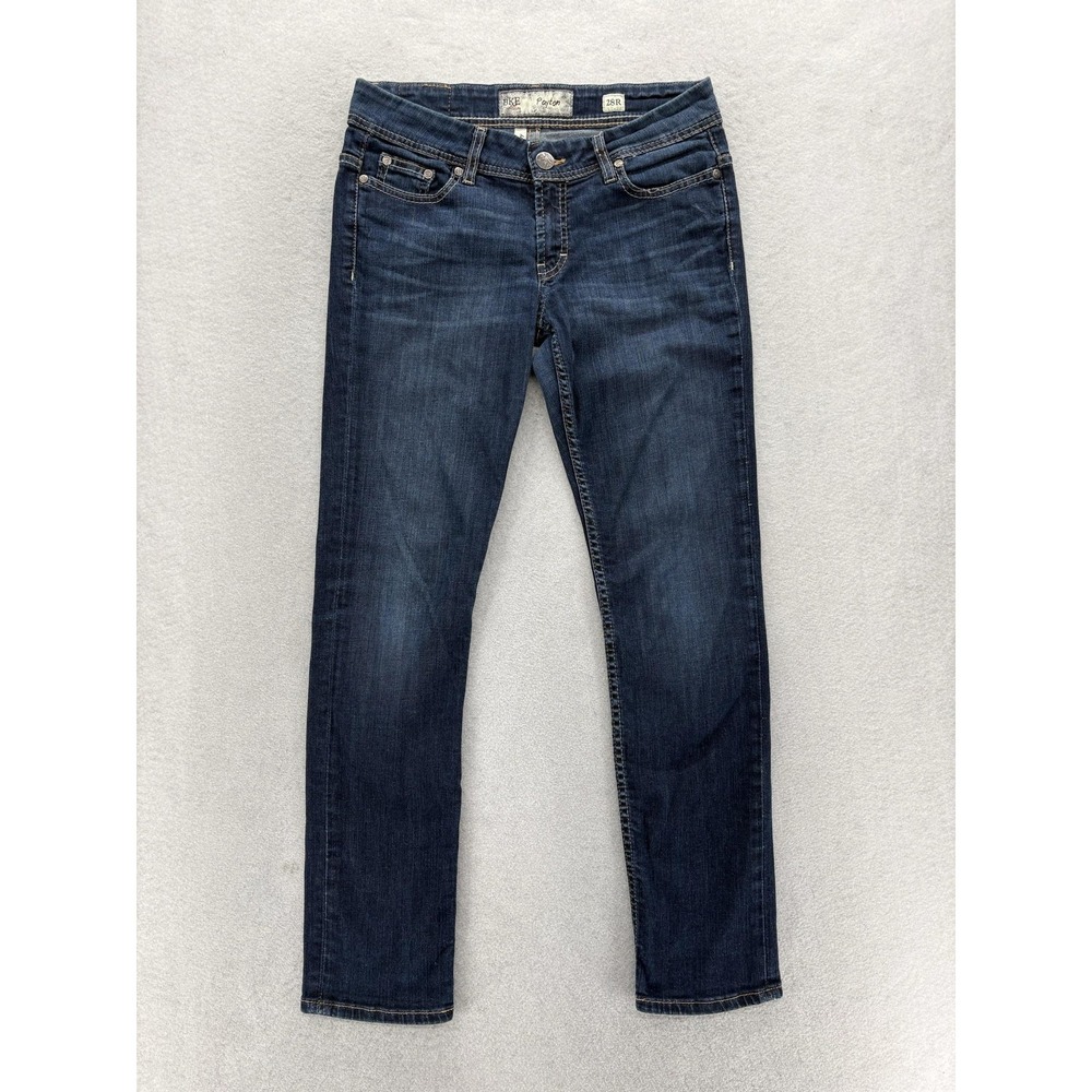 Buckle BKE Payton Skinny Jeans Womens 28R Blue Dark Wash Mid Rise Stretch Denim